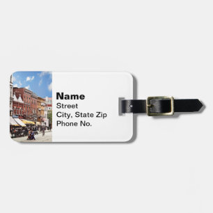 Washington DC - F St. c1906 Luggage Tag