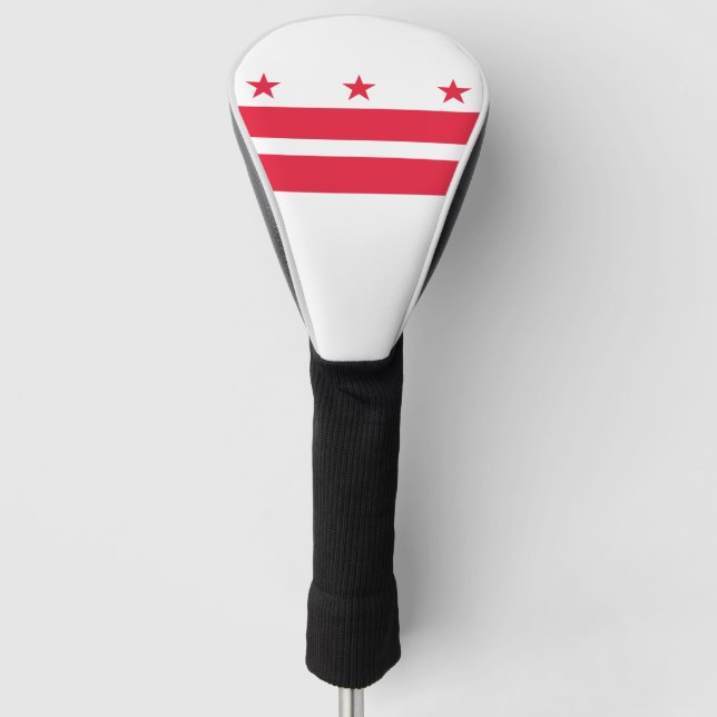 Washington DC Flag Golf Head Cover (Front)