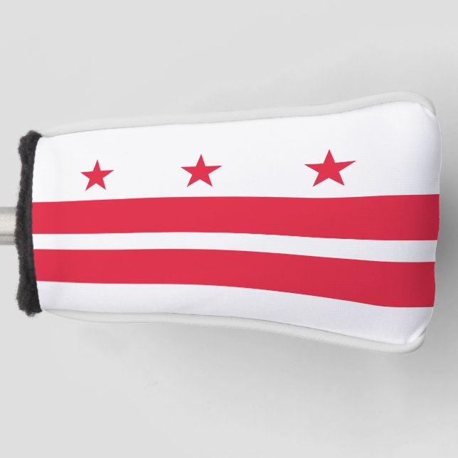 Washington DC Flag Golf Head Cover (Front)