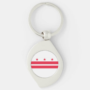 Washington DC flag Key Ring