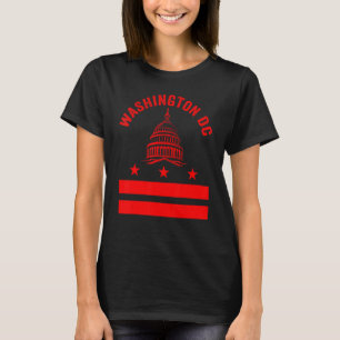 Washington Dc Flag Love Capitol Hill Souvenir Trav T-Shirt