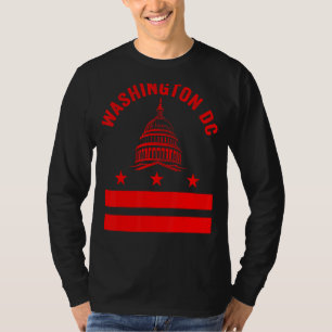 Washington Dc Flag Love Capitol Hill Souvenir Trav T-Shirt