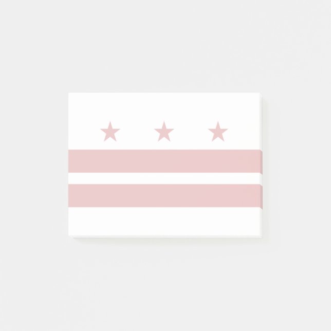 Washington DC Flag Post-it Notes (Front)