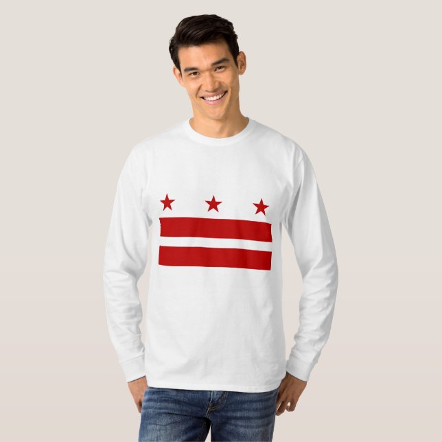 Washington DC flag T-Shirt (Front Full)