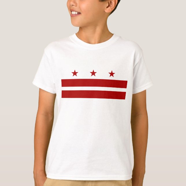 Washington DC Flag T-Shirt (Front)