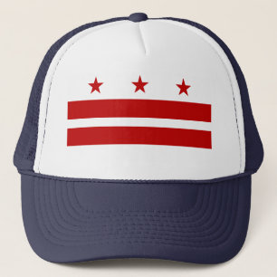 Washington DC flag Trucker Hat