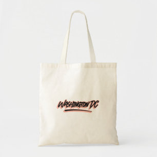 Washington DC Graffiti Style Tote Bag