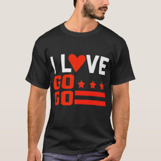 Washington DC I Love GoGo Music gift for kids and  T-Shirt
