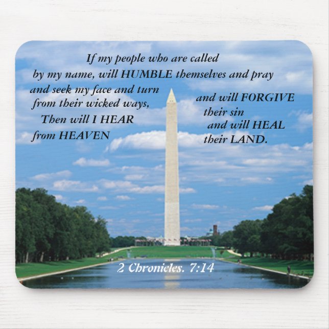 Washington DC  If my people Mousepad. Mouse Mat (Front)