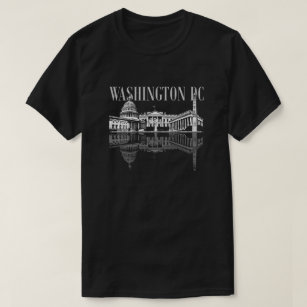 Washington Dc landmarks skyline T-Shirt