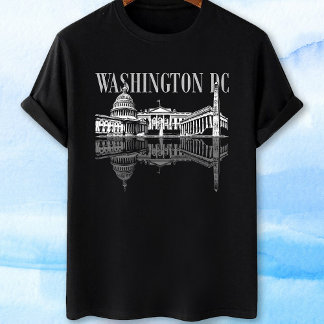 Washington Dc landmarks skyline T-Shirt