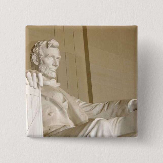 Washington, DC, Lincoln Memorial 15 Cm Square Badge (Front)