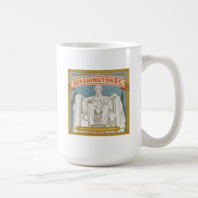 Washington DC | Lincoln Memorial Coffee Mug (Right)
