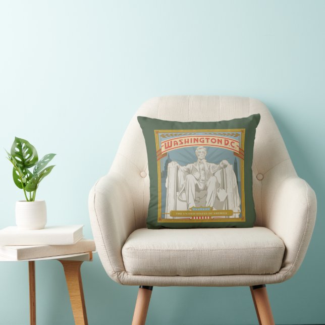 Washington DC | Lincoln Memorial Cushion (Chair)