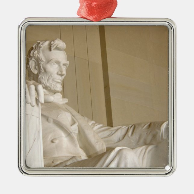 Washington, DC, Lincoln Memorial Metal Tree Decoration (Front)