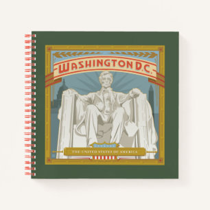 Washington DC   Lincoln Memorial Notebook