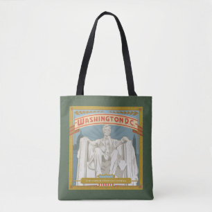 Washington DC   Lincoln Memorial Tote Bag