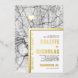 Washington, DC Love Locator   City Themed Wedding