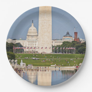 Washington DC Mall Paper Plate