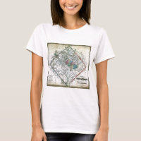 Washington DC Map and Flag