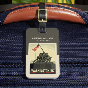 Washington, DC   Marine Corps War Memorial Luggage Tag