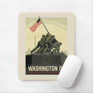 Washington, DC   Marine Corps War Memorial Mouse Mat