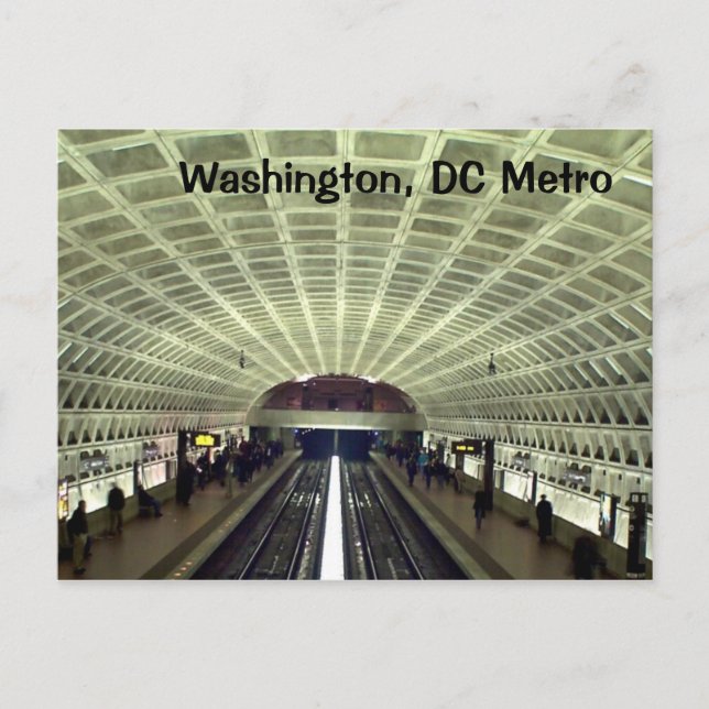Washington, DC: Metro Station Postcard (Front)