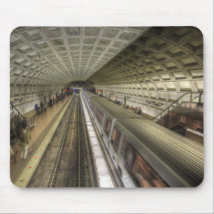 Washington DC Metro Train Station Mouse Mat