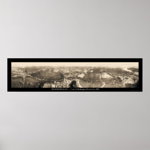 Washington DC Monument Photo 1905 Poster