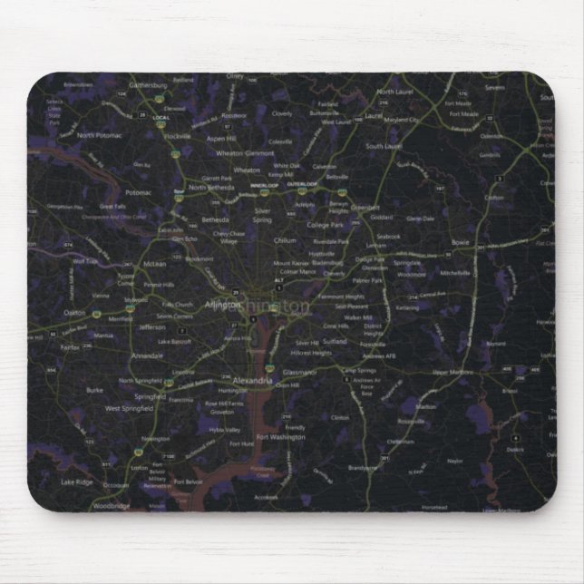 Washington DC Mouse Mat (Front)