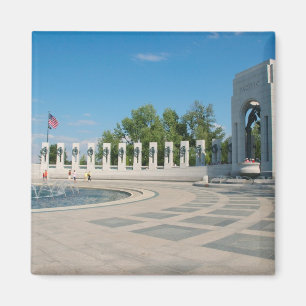 Washington, DC, National WWII Memorial Magnet