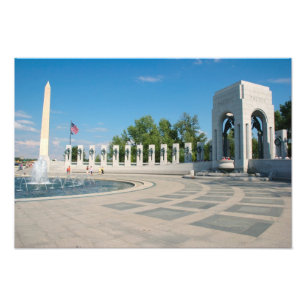 Washington, DC, National WWII Memorial Photo Print