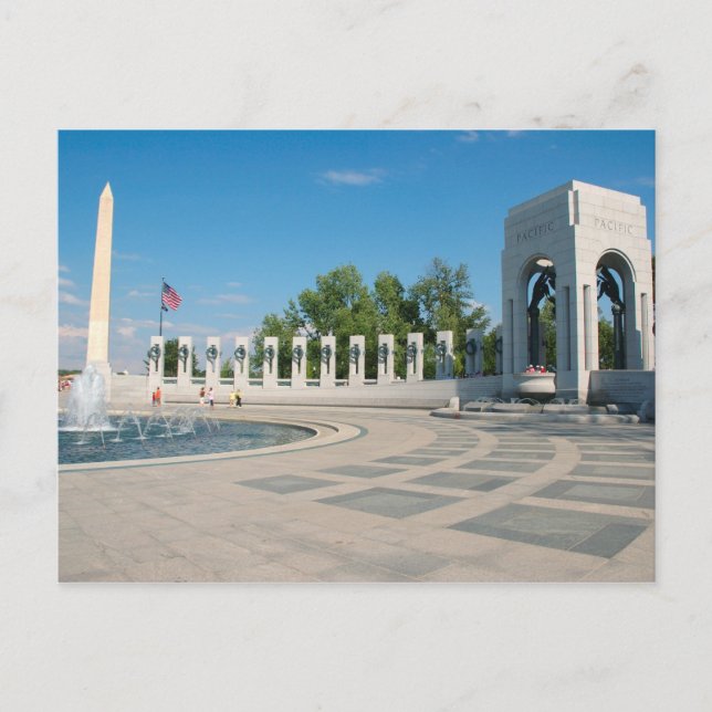 Washington, DC, National WWII Memorial Postcard (Front)