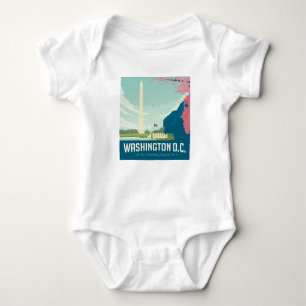 Washington DC   Our Nation's Capital Baby Bodysuit