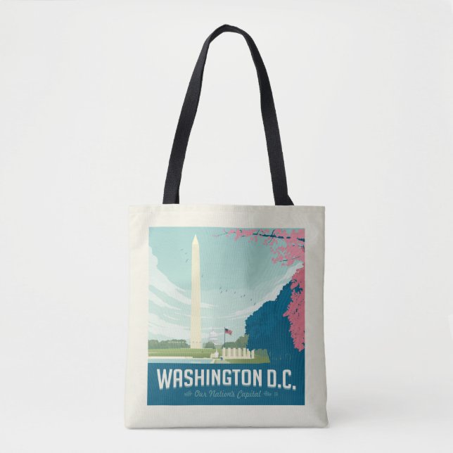 Washington DC | Our Nation's Capital Tote Bag (Front)
