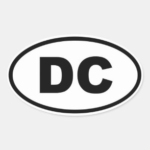 Washington DC Oval Sticker