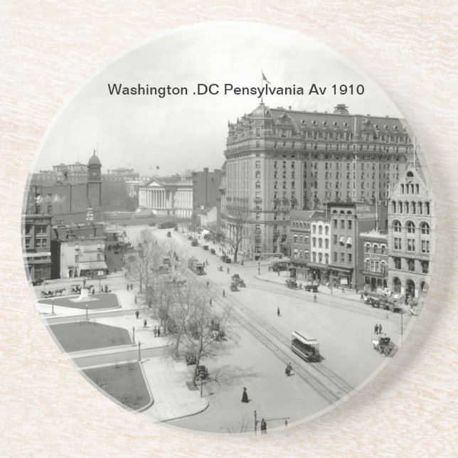 Washington .DC Pensylvania Av Coaster (Front)