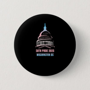 Washington Dc Pride 2025 6 Cm Round Badge