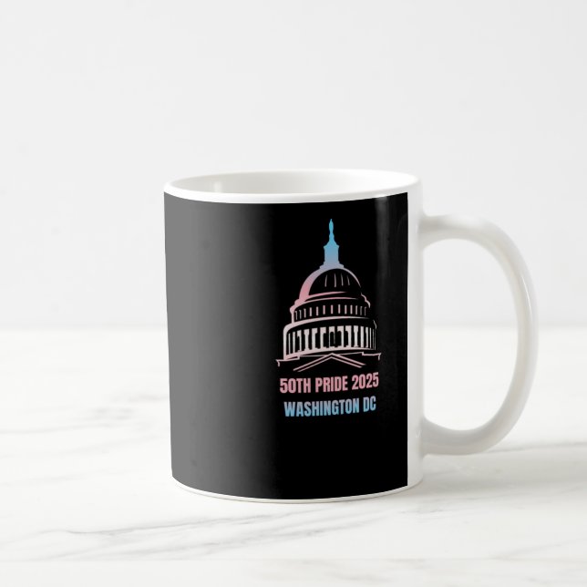 Washington Dc Pride 2025  Coffee Mug (Right)