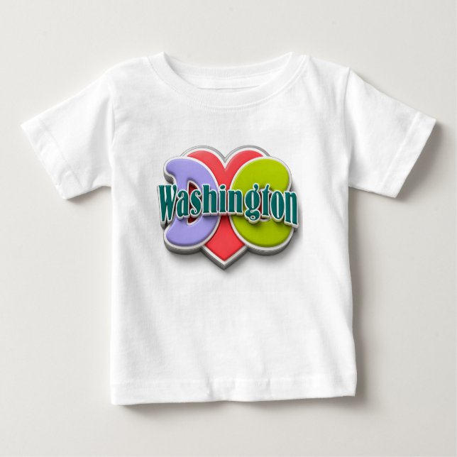 Washington DC pride Baby T-Shirt (Front)