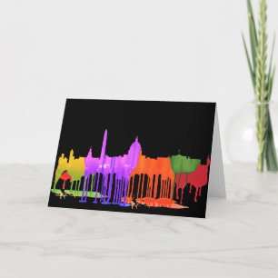 WASHINGTON DC PUDDLES - HOLIDAY CARD