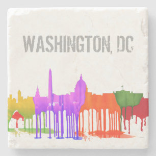 WASHINGTON DC PUDDLES - STONE COASTER