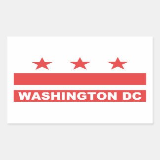 Washington DC Rectangular Sticker