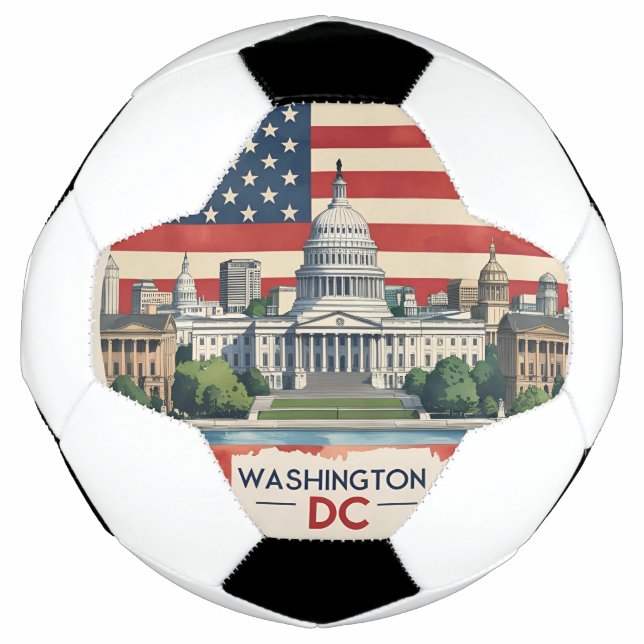 Washington DC Skyline Football (Front)