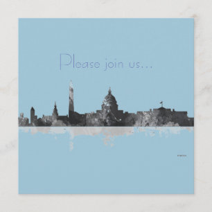 WASHINGTON DC SKYLINE INVITATION