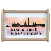 Washington DC Skyline Latitude and Longitude