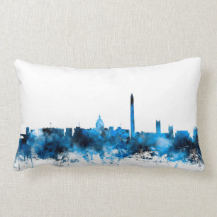 Washington DC Skyline Lumbar Cushion