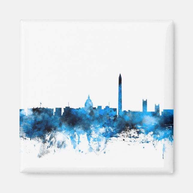 Washington DC Skyline Magnet (Front)