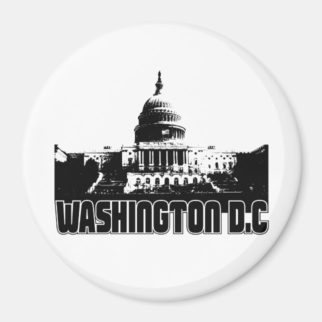 Washington DC Skyline Magnet (Front)