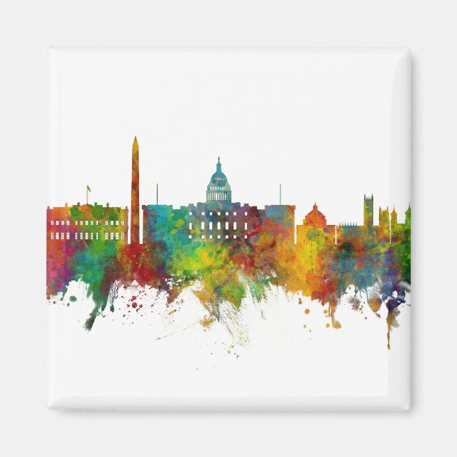Washington DC Skyline Magnet (Front)